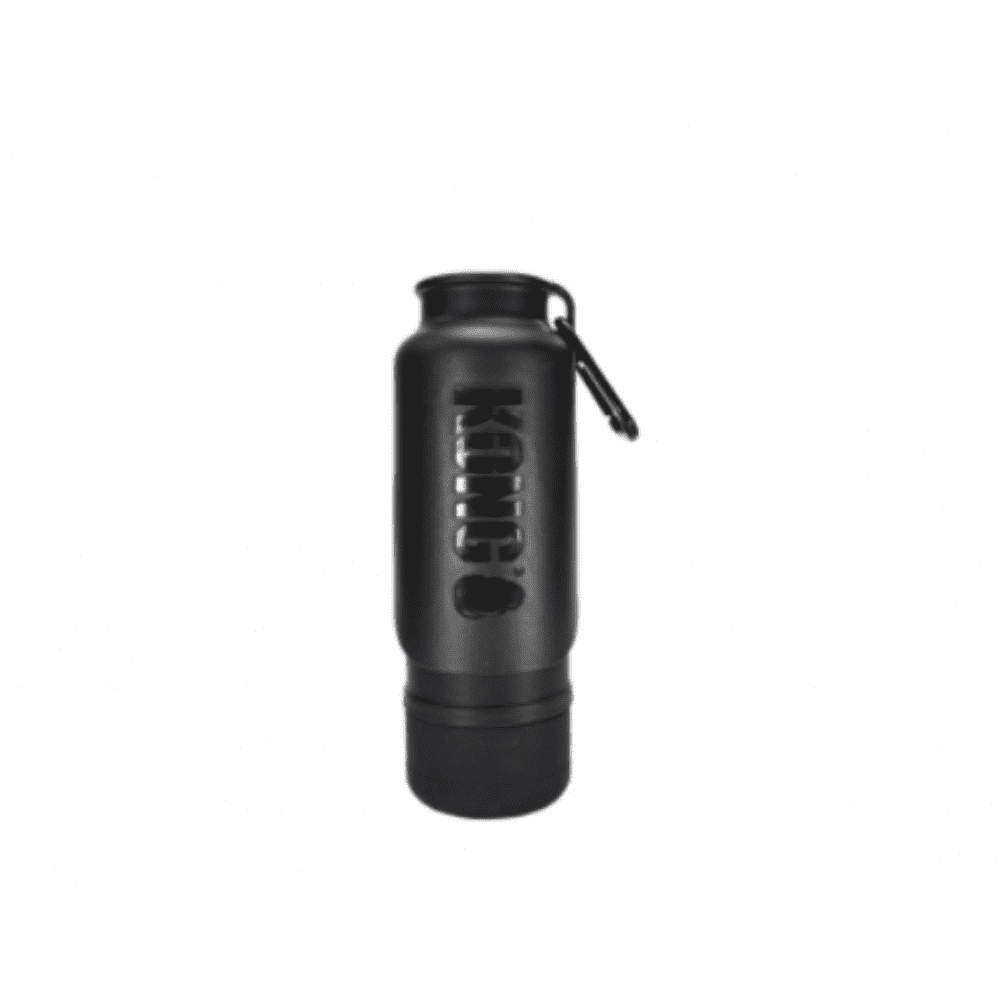 Bebedouro Kong H2O Isolada Preta Para Cães 740 ml