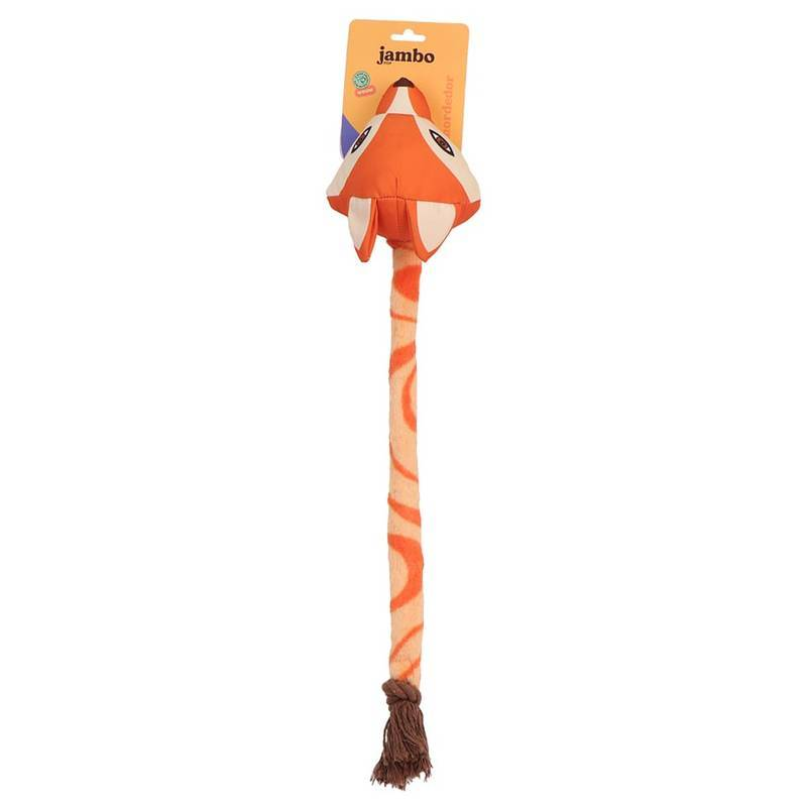 Mordedor Pelúcia Jambo Tug Canvas Corda Raposa