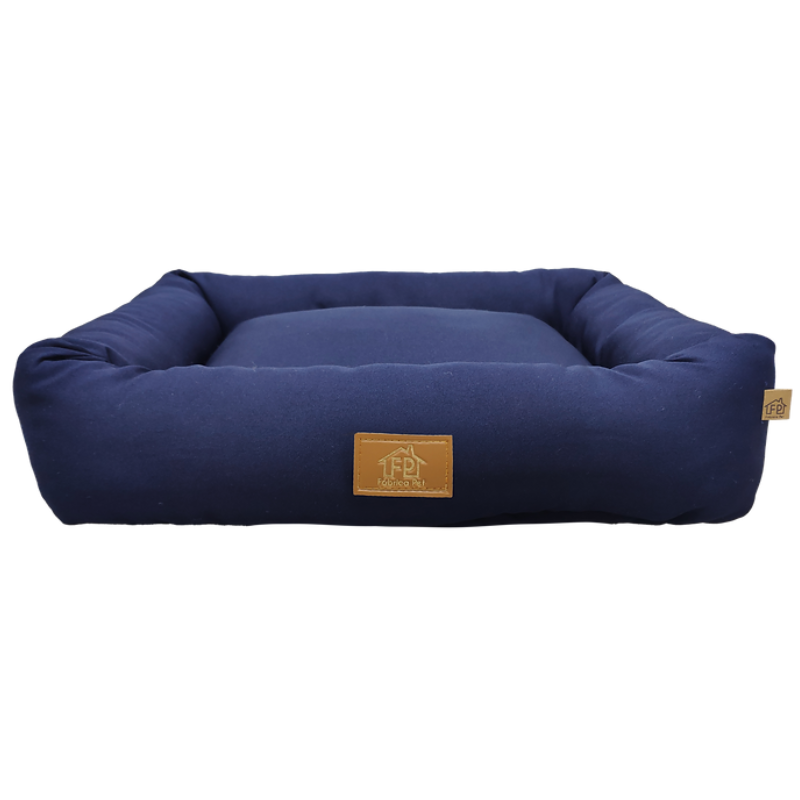 Cama Retangular M Marinho Fabrica Pet
