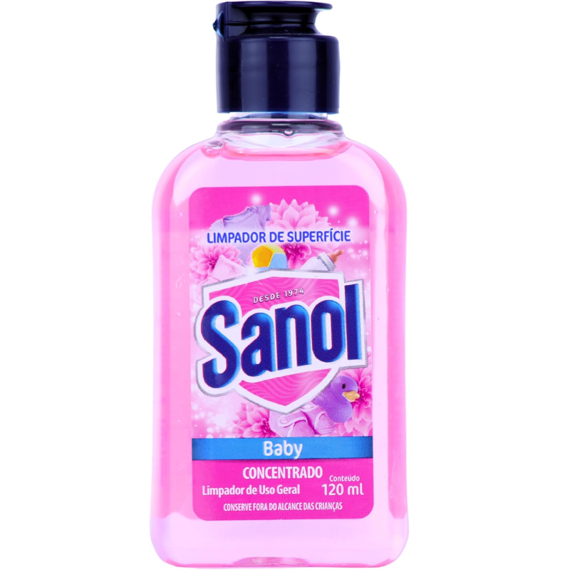 Sanol Limpador Concentrado de Superfície Baby 120 ml