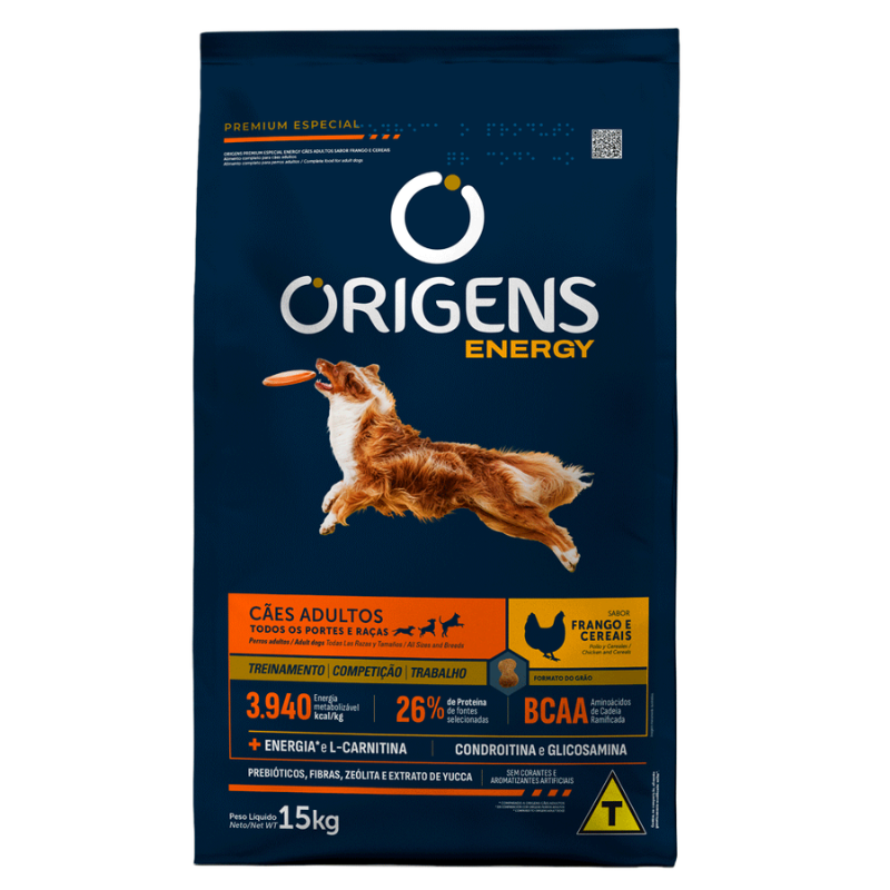 Origens Energy Cão Adulto Frango 15 Kg