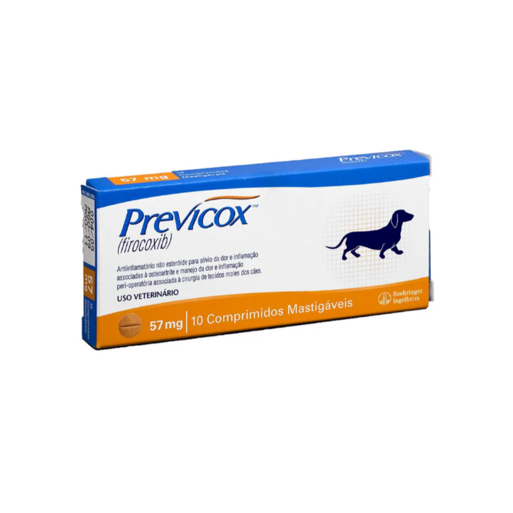 Previcox Boehringer Ingelheim 57mg com 10 Comprimidos