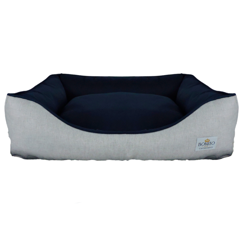 Cama Bonito pra Cachorro Linho Clean Marinho
