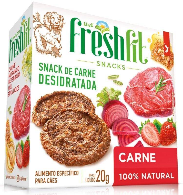Mini Snack FRESHFIT Spin Pet - 20grs - Carne