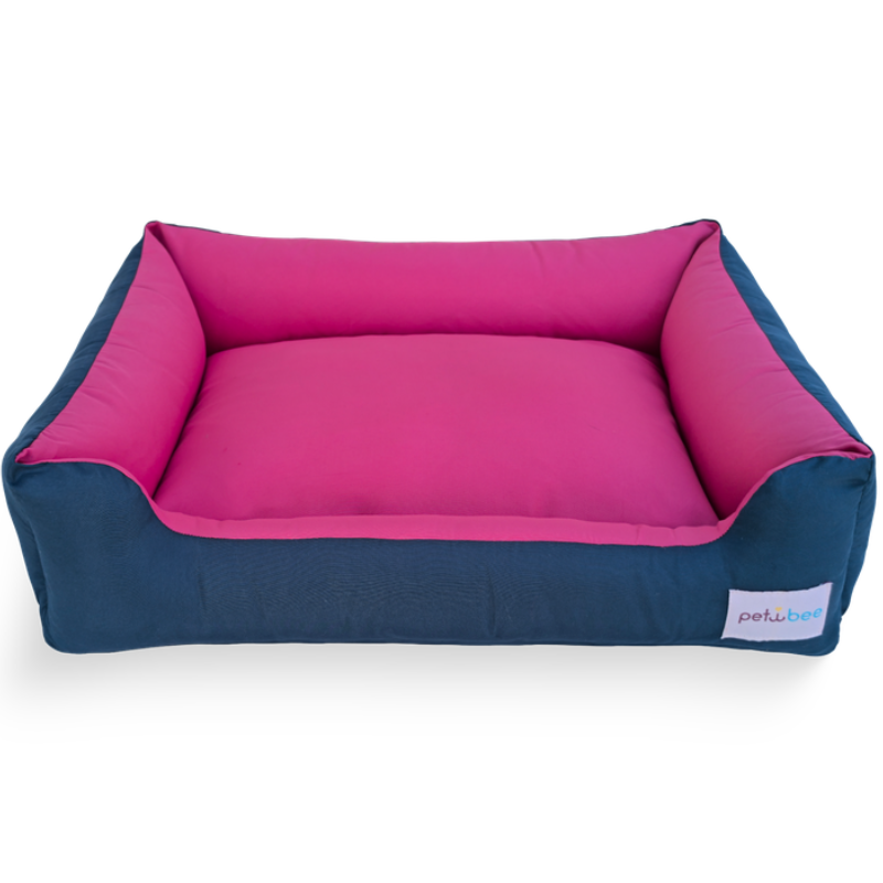 Cama Petibee Colors Petróleo e Pink EGG