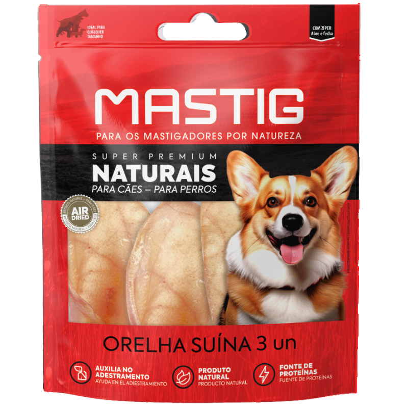Mastig Orelha Suina Natural 3 un