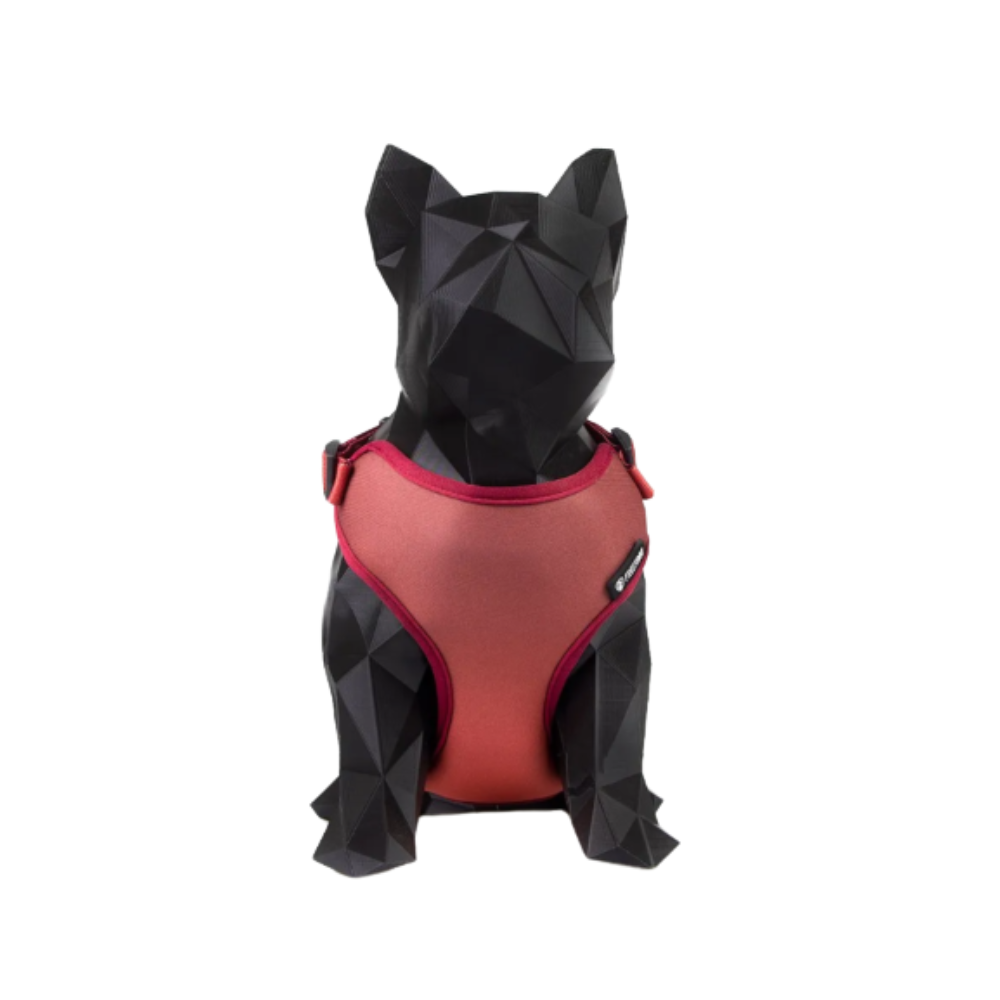 Peitoral Air para Cachorros Flat Bordô Tamanho G
