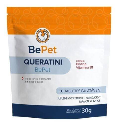 Suplemento Queratini Cão/gato P/quedas E Pelos Forte 30 Comp