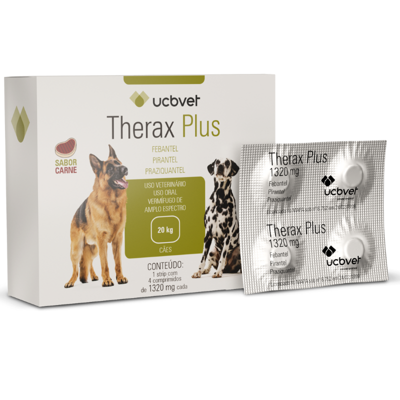 Therax Plus 1320 mg com 4 Comprimidos