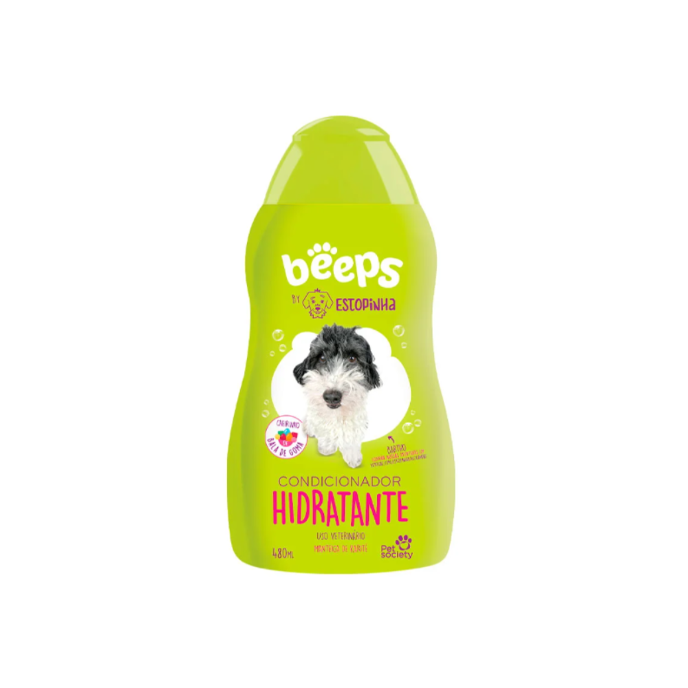 Condicionador Beeps Estopinha Hidratante Cães e Gatos 480ml