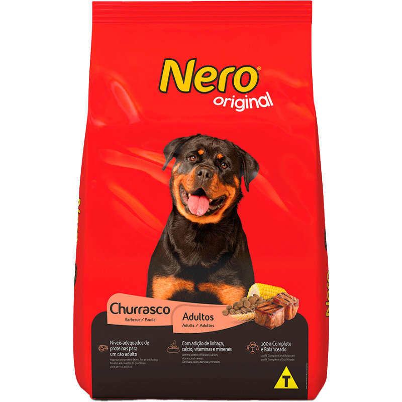 Ração Nero Original Churrasco para Cães Adultos 20 Kg