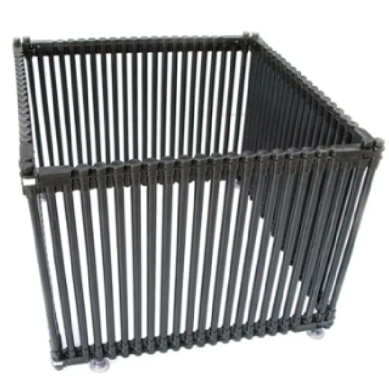 Cercado Multifuncional Divipets 4 Lados 80 cm - Preto