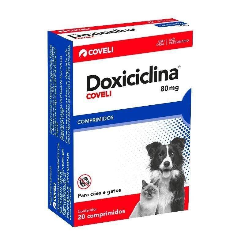 Doxiciclina 80Mg Coveli - 20 Comprimidos