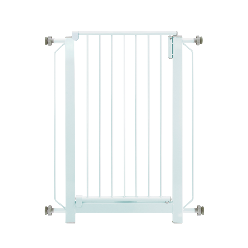 Portão Pet Grade Para Criança Porta Tubline Soft Branco 70cm