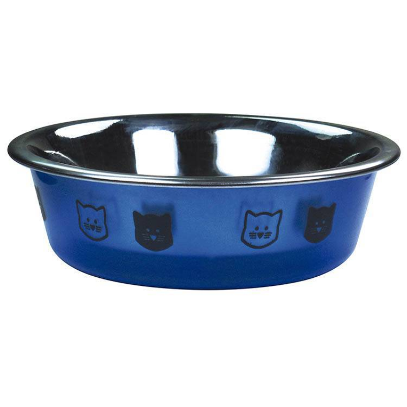 Comedouro Crystal Cat Azul Jambo