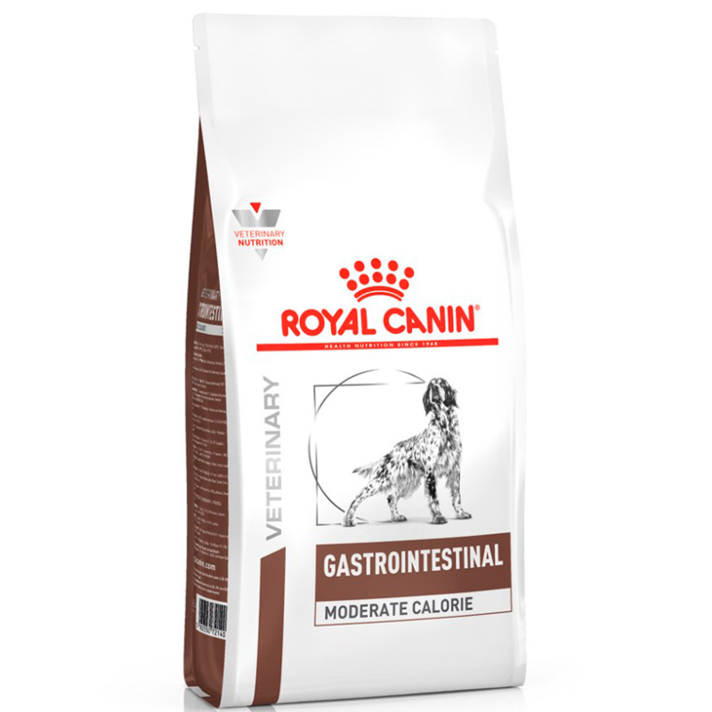 Ração Royal Canin Veterinary Gastrointestinal Moderate Calorie para Cães Adultos 2 Kg