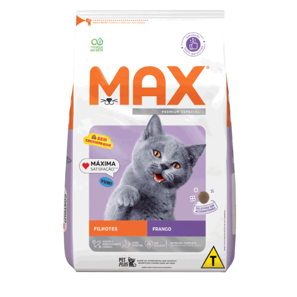 Ração Max para Gatos Filhotes Frango 20 kg