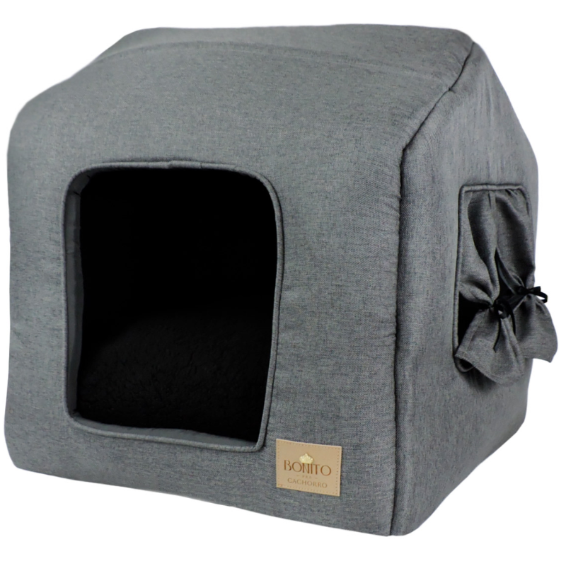Casinha Retangular Linen Grafite U