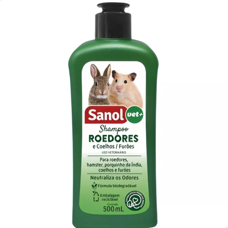 Shampoo Sanol Vet Roedores 500 ml