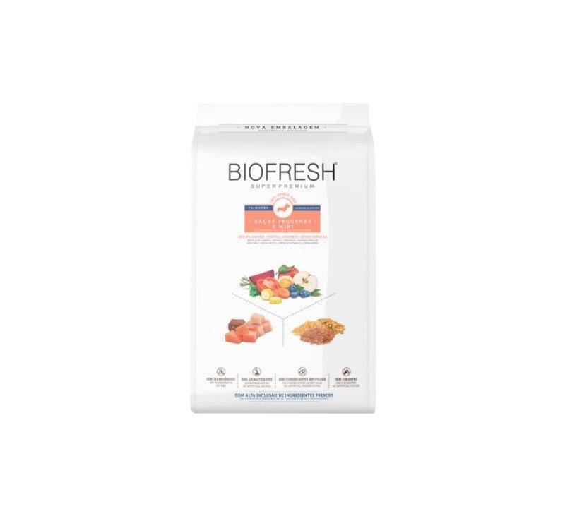Ração Biofresh Cão Filhote Pequena e Mini Mix Carne 10,1Kg