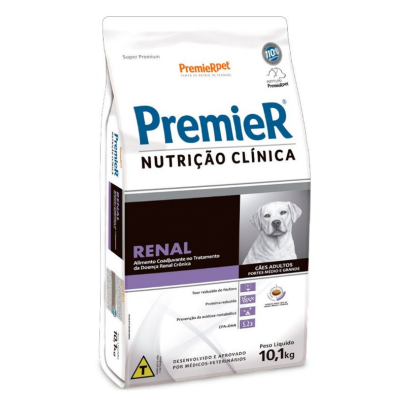 Premier Renal Ração Nutrição Clínica Cães Adultos - 10,1 Kg