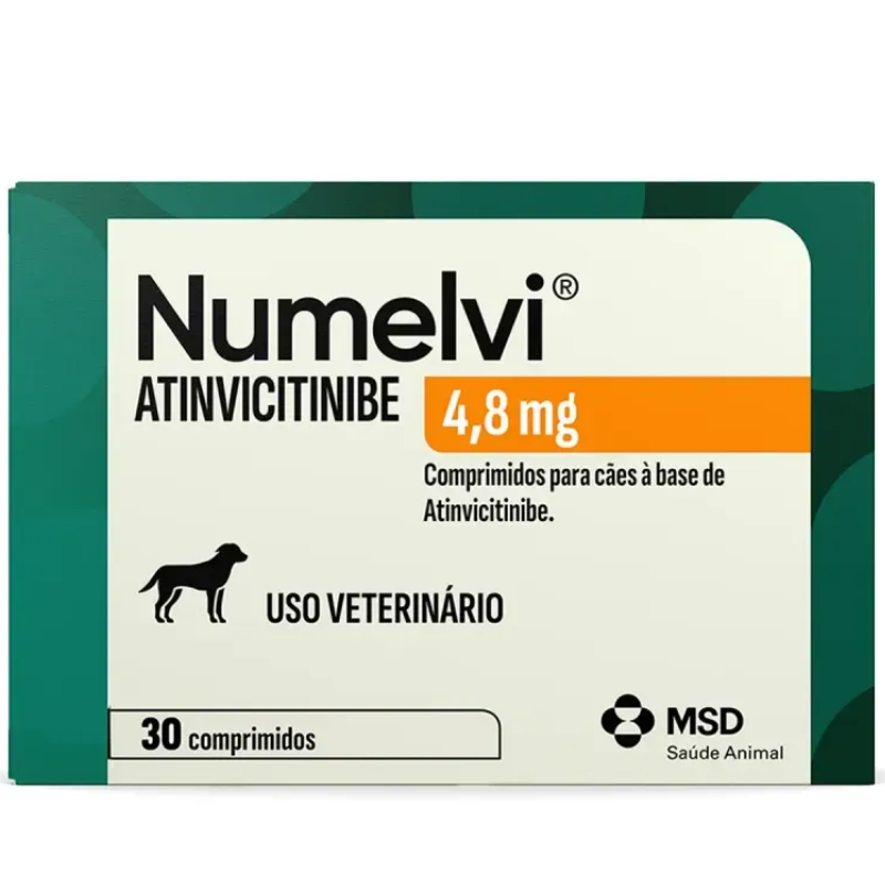 Numelvi 4,8 mg - Tratamento para Coceira em Cães 30 comprimidos
