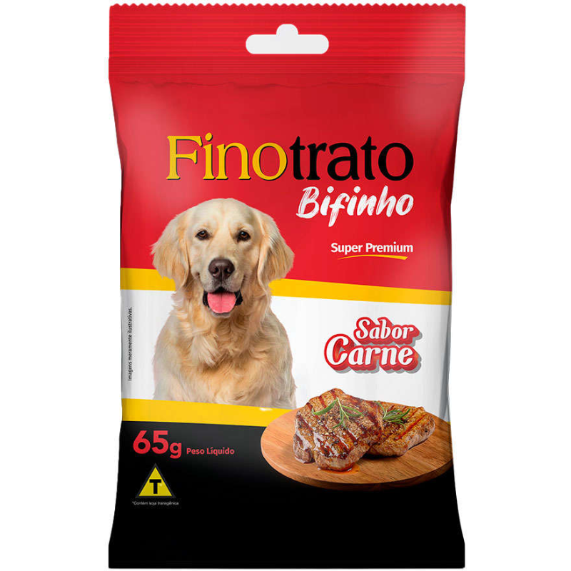 Bifinho Finotrato Sabor Carne para Cães 65 g