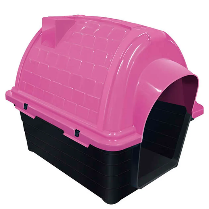 Casa Furacão Pet Plástico Iglu Rosa