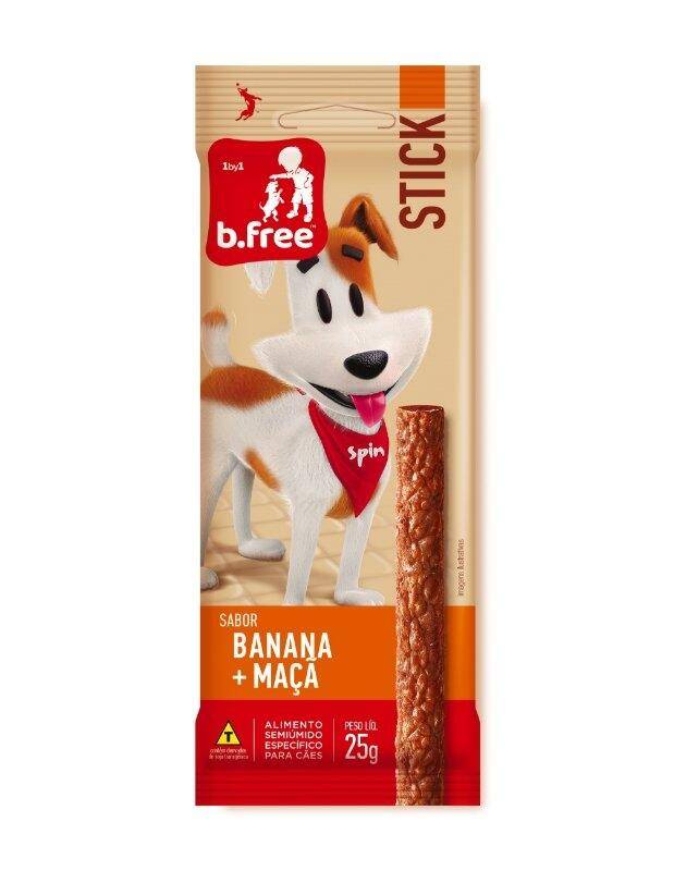 Stick B.FREE SpinPet - 25grs - Banana e Maçã