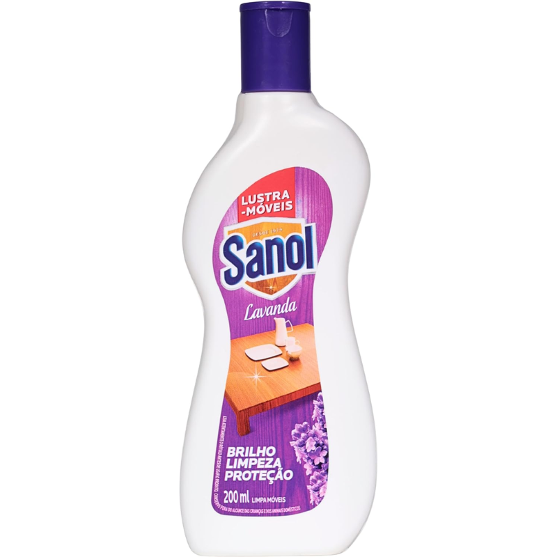 Sanol Lustra Moveis Lavanda 200 ml
