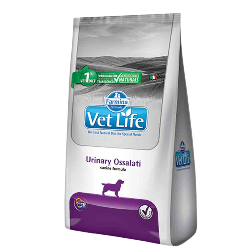 Ração Vet Life Natural Canine Urinary Ossalati 2kg
