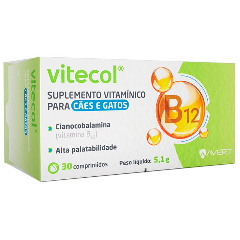Suplemento Vitamínico VItecol 30 Comprimidos