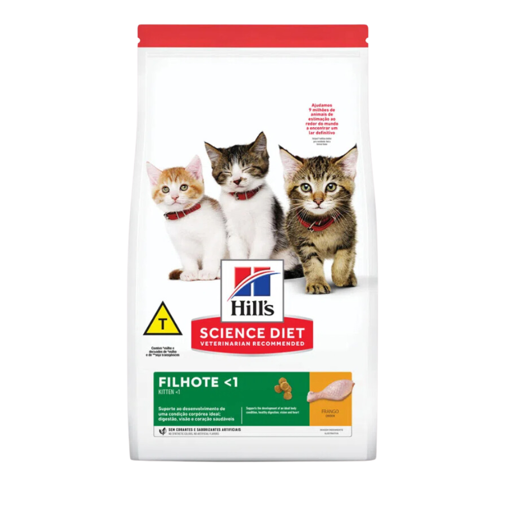 Ração Hill's Science Diet Gatos Filhotes Frango 1 kg