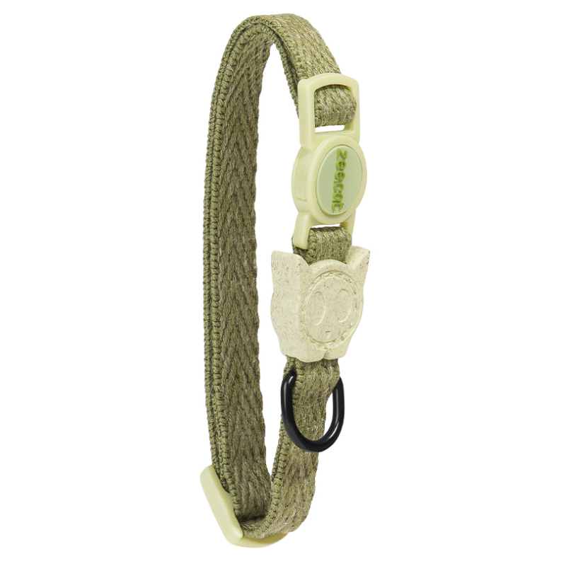 Coleira Zee.Cat para Gatos Padrão Moss Naturals