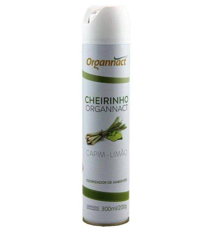 Aromatizador Organnact Cheirinho Capim e Limão 300ml